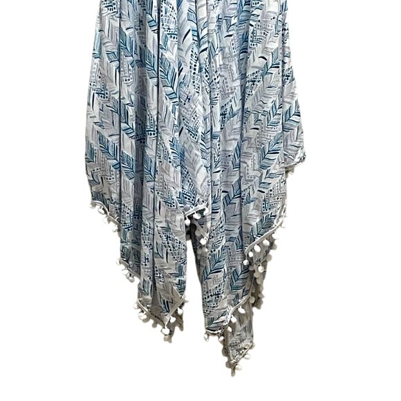 Goa Beachwear By Japna Swing Swim Cover Blue Size L Boho Beach Coastal Vacation - Picture 7 of 12